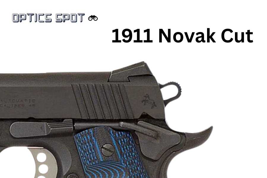 1911 [Novak Cut] esporte miras com fibra ótica 