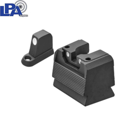 CZ P-10 Optics Ready semi-adjustable sight set | with white dots LPA