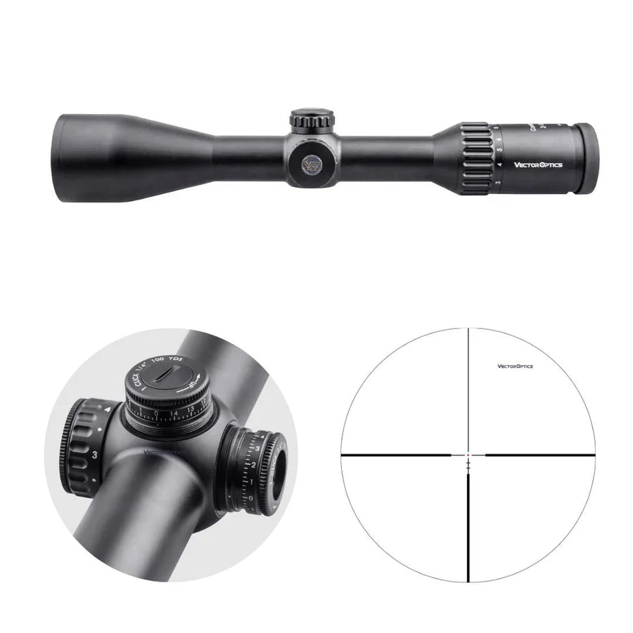 Vector Optics Alcance de rifle Continental 2-12x50 SFP 