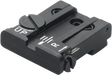 Glock [G17, G19, G26 & other] adjustable rear sight | grooved