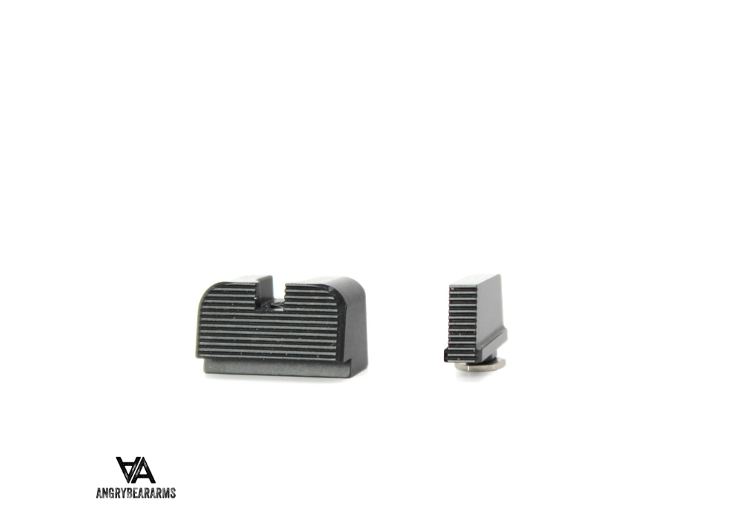 Glock MOS [G17 MOS, G19 MOS, & otros] alto ranurado miras 