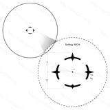 Vector Optics Alcance de rifle ultra compacto Paragon 1x16 