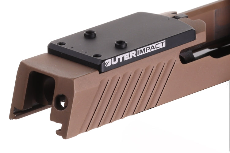 Sig P320 X5 Legion, M17, M18 placa para visor de punto rojo | Huella de la serie K de Holosun 