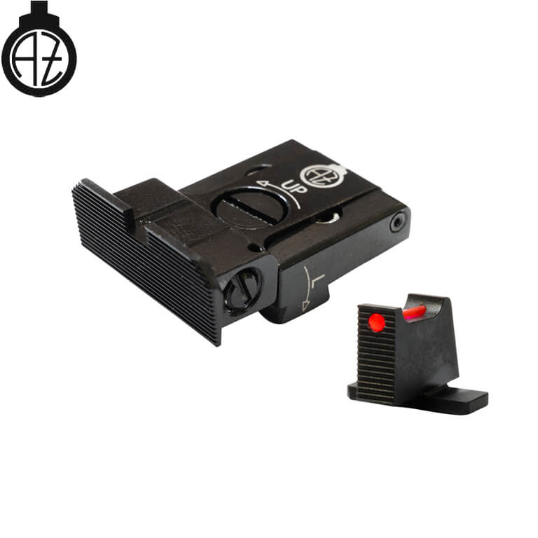 Springfield XD-XDM-XDS, HS Produkt HS-9, SF19 & S-Line ajustable miras con fibra óptica | tipo A 